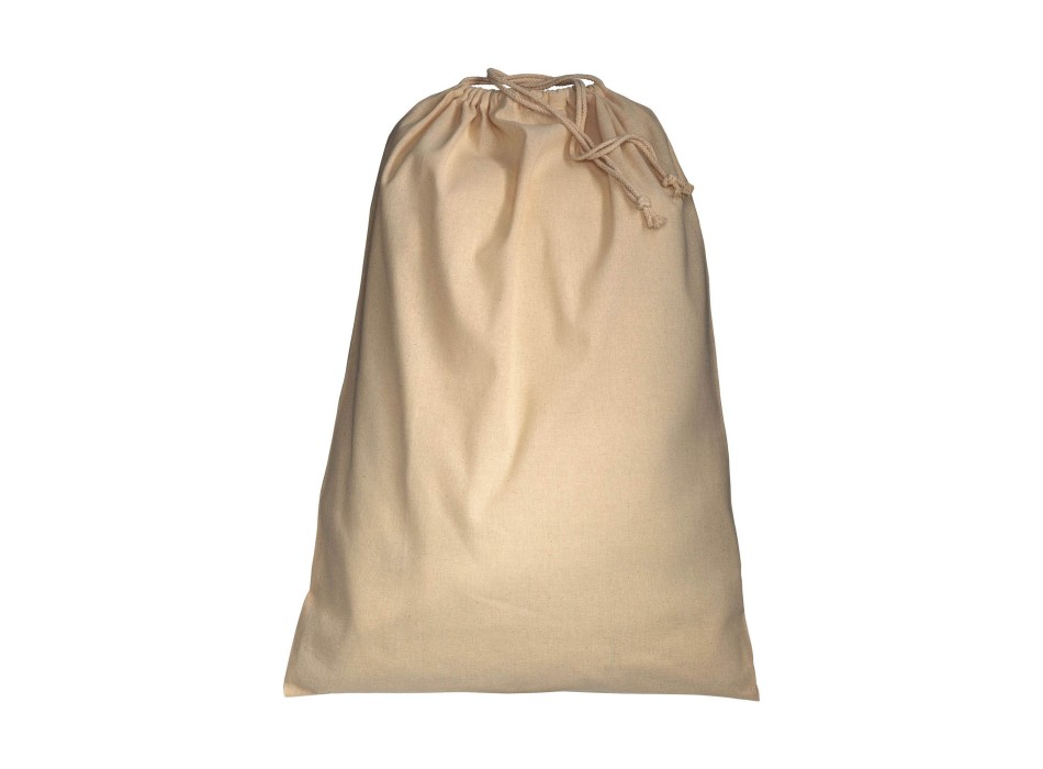 Sacchetto in cotone naturale 120 g/m2 con chiusura a strozzo, 50 x 75 cm FullGadgets.com