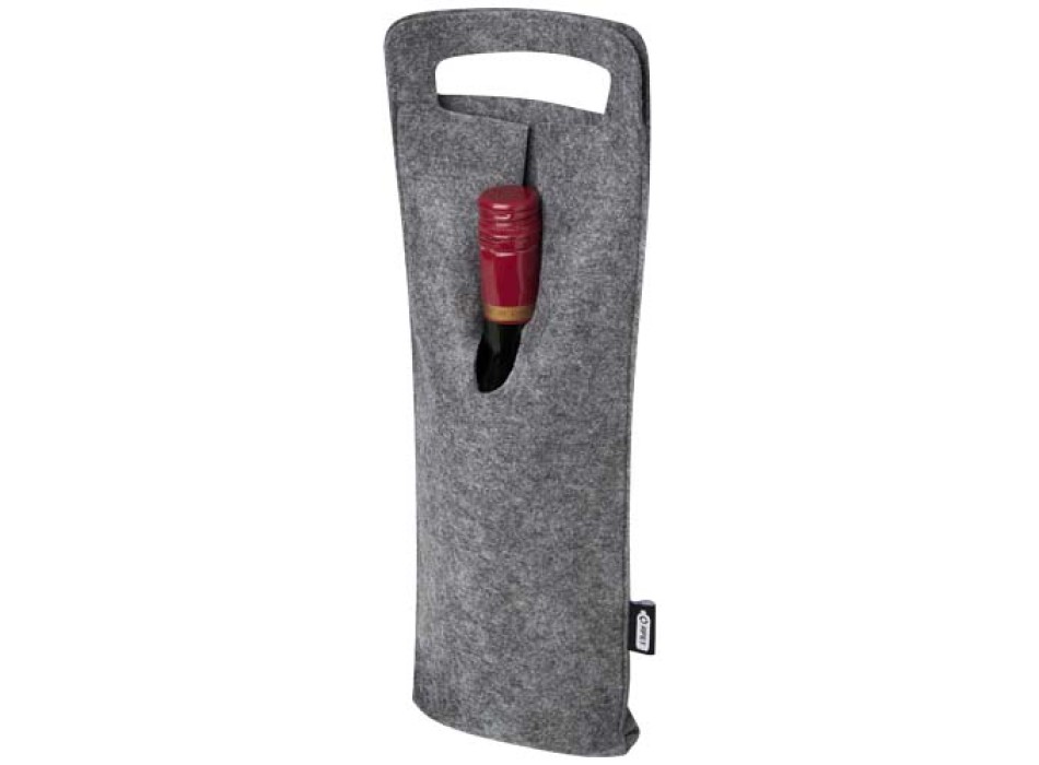 Sacchetto per bottiglia di vino in feltro riciclato certificato GRS da 75 cl Felta FullGadgets.com