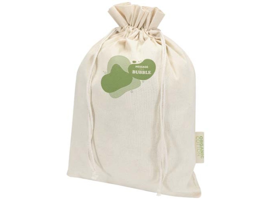 Sacchetto per confezione regalo in tessuto biologico da 140 g/m² certificato OCS, 42 x 30 cm Odisha FullGadgets.com