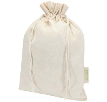 Sacchetto per confezione regalo in tessuto biologico da 140 g/m² certificato OCS, 42 x 30 cm Odisha FullGadgets.com