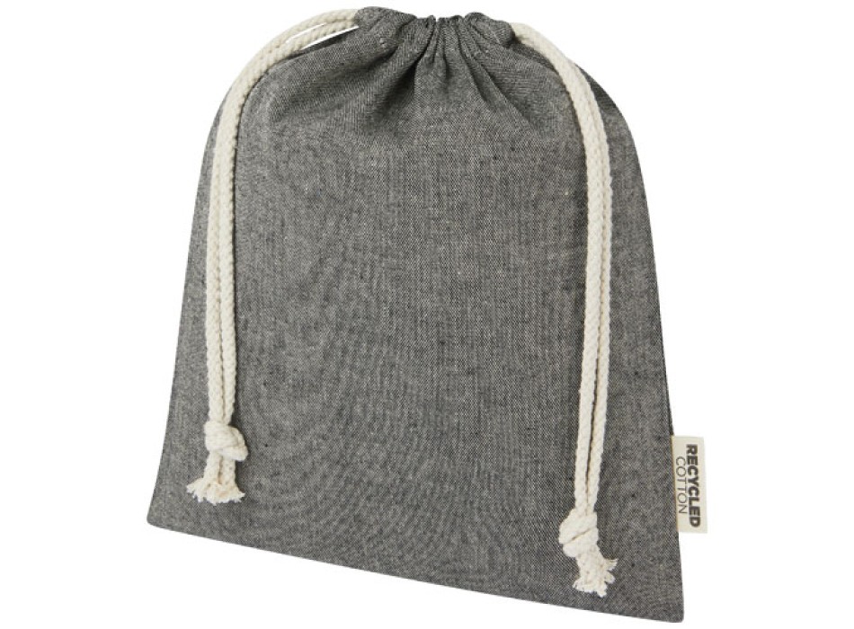 Sacchetto per confezione regalo medio in cotone riciclato 150 g/m² certificato GRS Pheebs - 1,5L FullGadgets.com