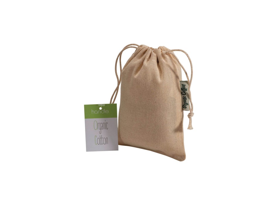 Sacchetto regalo in cotone biologico 140g/m2, 10 x 14 cm FullGadgets.com