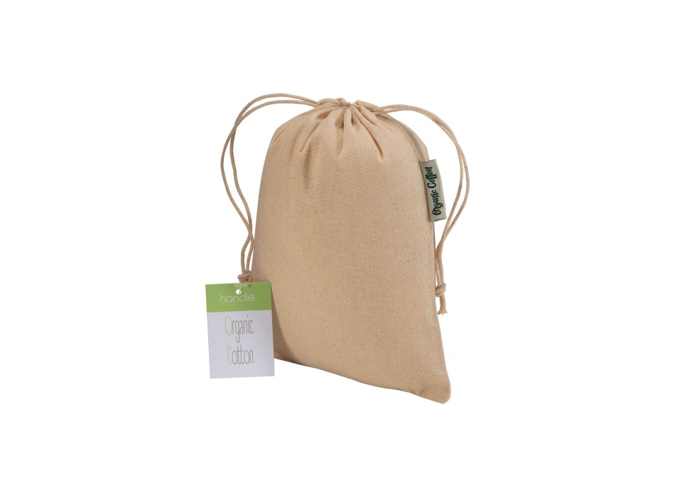 Sacchetto regalo in cotone biologico 140g/m2, 15 x 20 cm FullGadgets.com