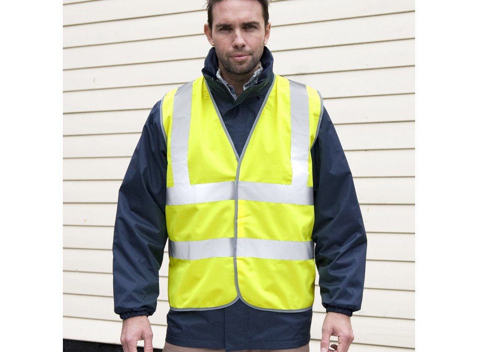 Safety High Viz Vest 100%P FullGadgets.com