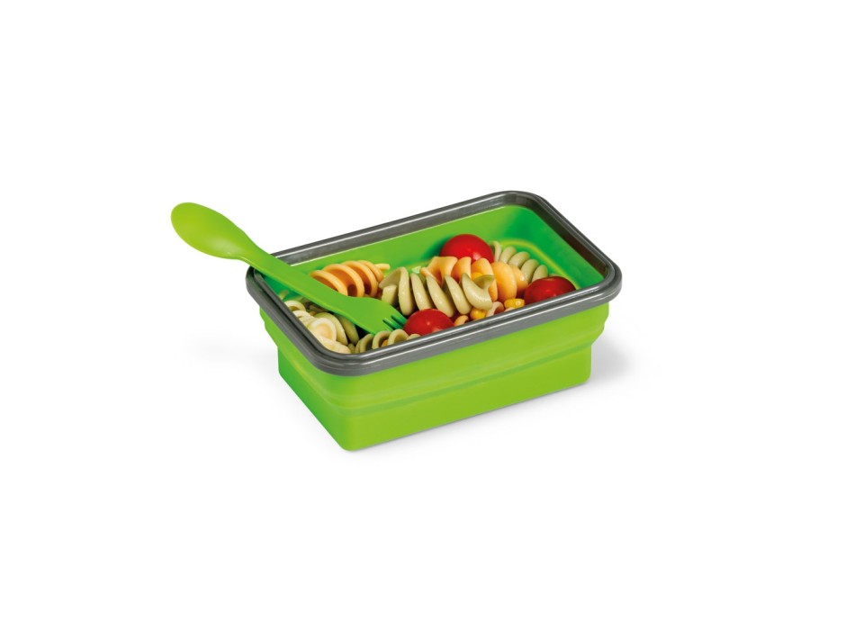 SAFFRON. Porta pranzo. Contenitore ermetico in silicone e PP 640 mL FullGadgets.com