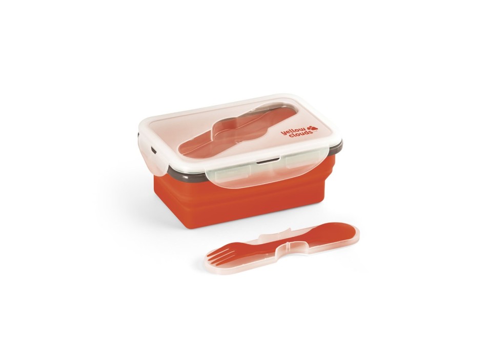 SAFFRON. Porta pranzo. Contenitore ermetico in silicone e PP 640 mL FullGadgets.com