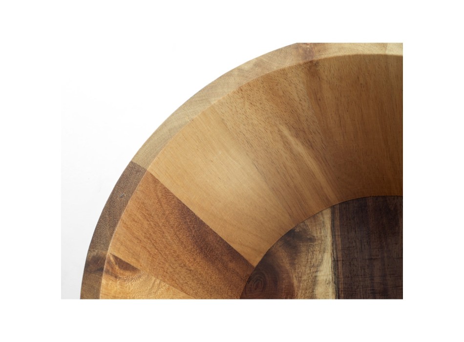 SAGE. Insalatiera rotonda in legno di acacia FullGadgets.com
