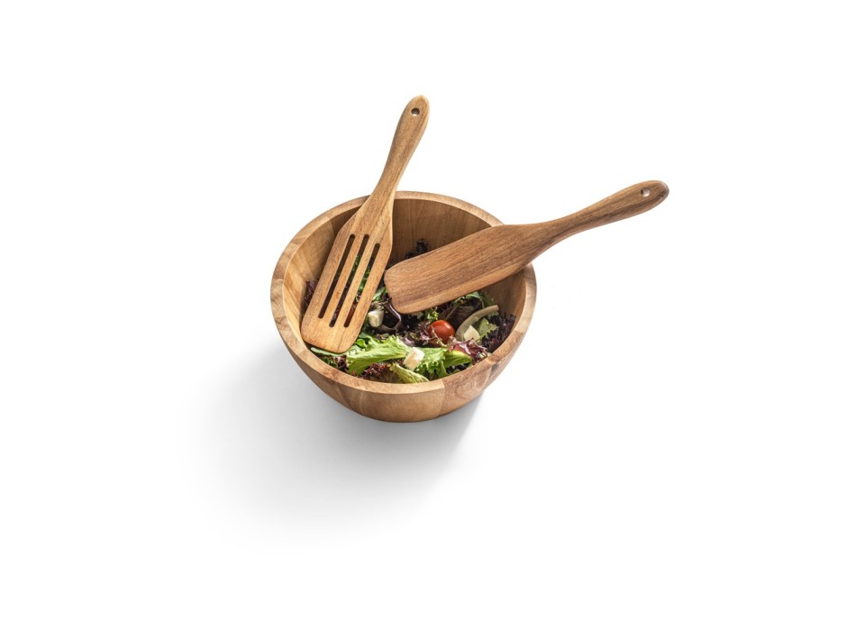 SAGE. Insalatiera rotonda in legno di acacia FullGadgets.com