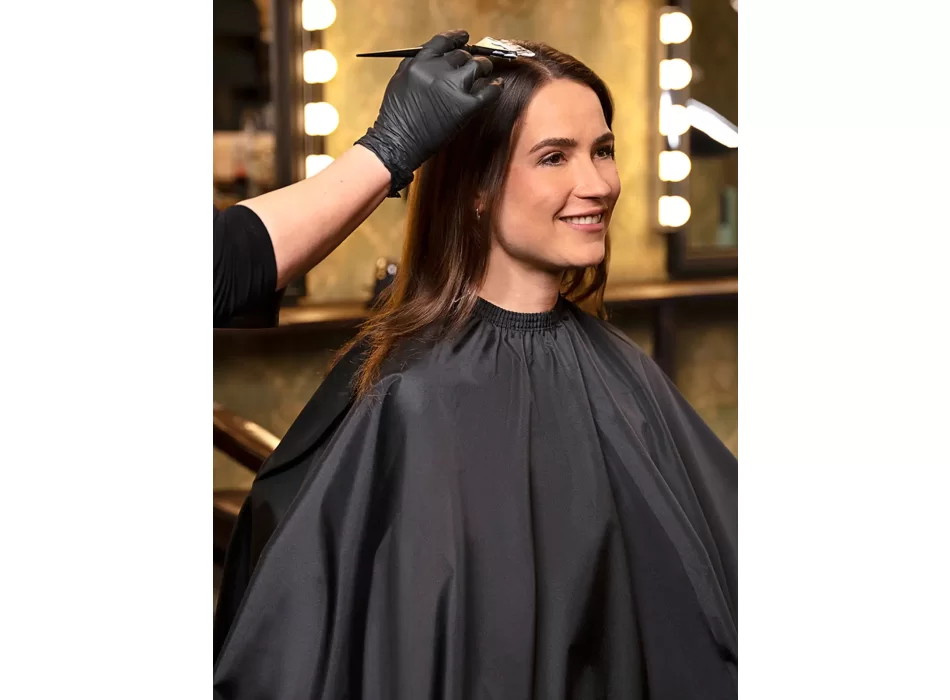 Salon Dye cape with hand grips FullGadgets.com