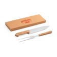 SALSA. Set per barbecue composto da 2 utensili in bambú e acciaio inossidabile FullGadgets.com