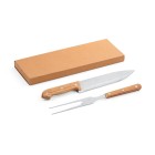 SALSA. Set per barbecue composto da 2 utensili in bambú e acciaio inossidabile FullGadgets.com