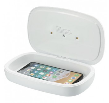 Sanificatore UV Capsule per smartphone, con stazione di ricarica da 5 W FullGadgets.com