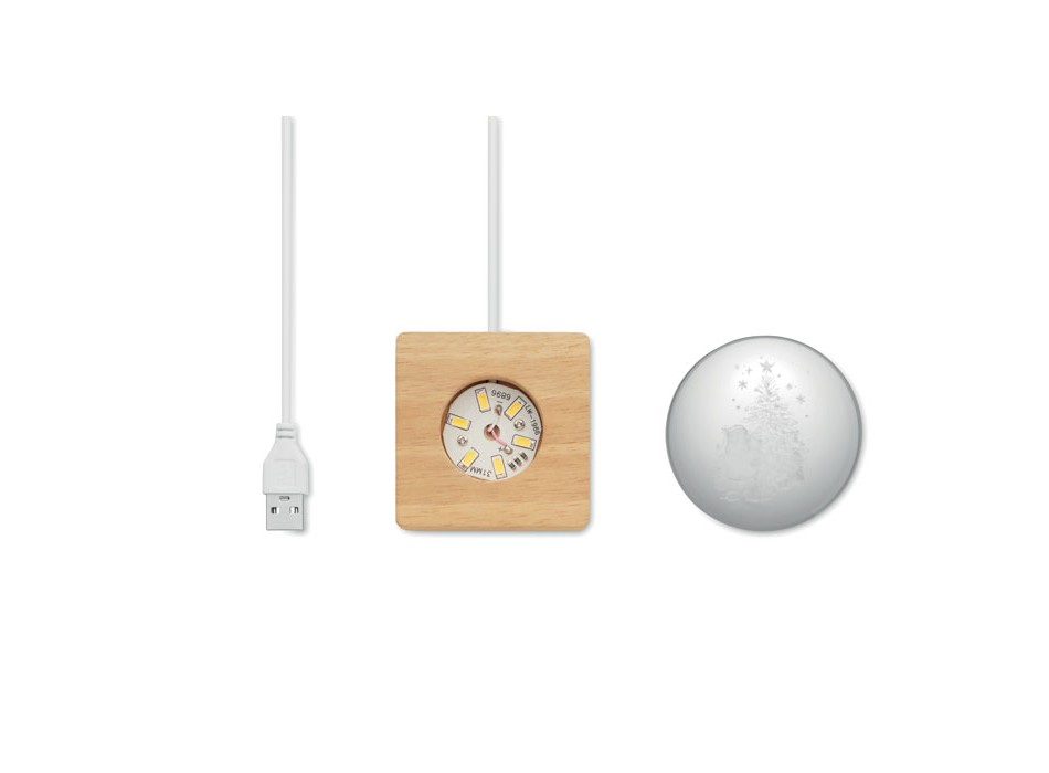 SANTA LIGHT - Palla di Natale con LED FullGadgets.com