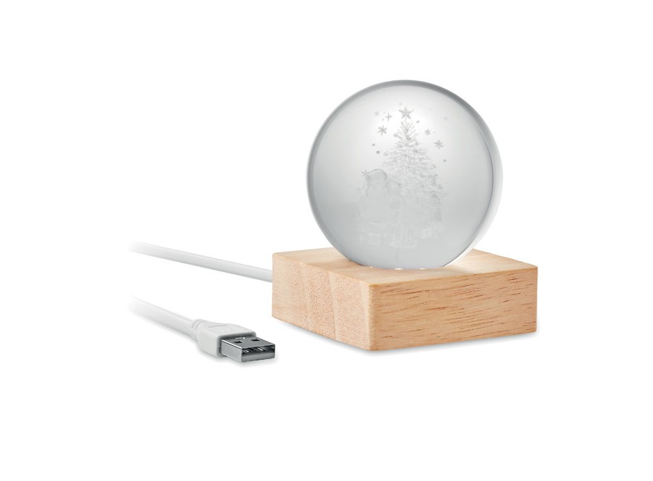 SANTA LIGHT - Palla di Natale con LED FullGadgets.com