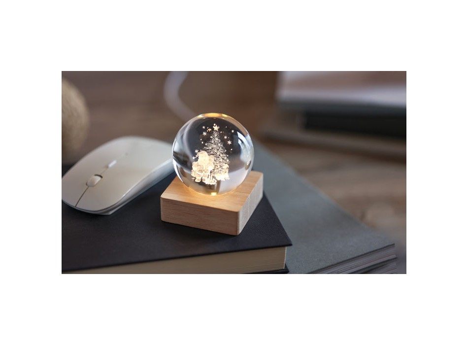 SANTA LIGHT - Palla di Natale con LED FullGadgets.com
