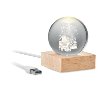 SANTA LIGHT - Palla di Natale con LED FullGadgets.com
