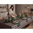 SANTABLE - Set di tovaglie in cotone a quadri FullGadgets.com