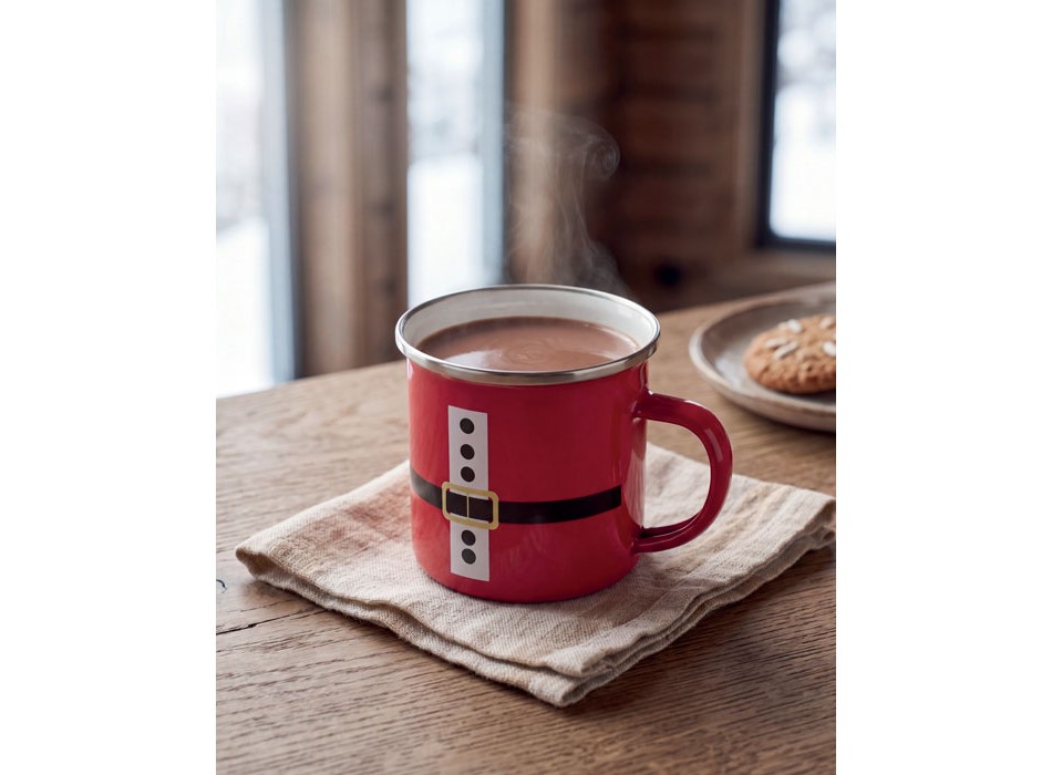 SANTAMEL - Tazza smaltata natalizia 300ml FullGadgets.com