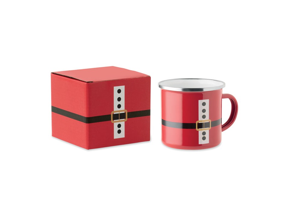 SANTAMEL - Tazza smaltata natalizia 300ml FullGadgets.com