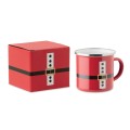 SANTAMEL - Tazza smaltata natalizia 300ml
