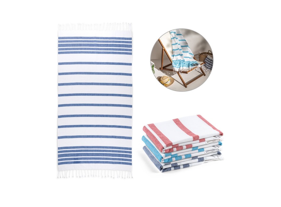 SARDENHA. Telo da mare in cotone (riciclato al 70%) e poliestere (riciclato al 30%) (180 g/m²) FullGadgets.com