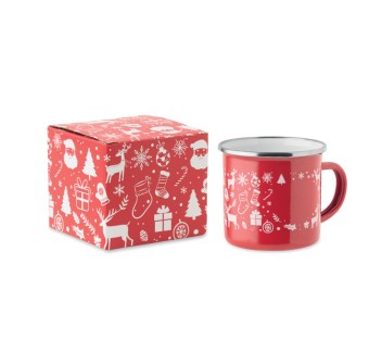 SEASOMEL - Tazza smaltata natalizia 300ml FullGadgets.com