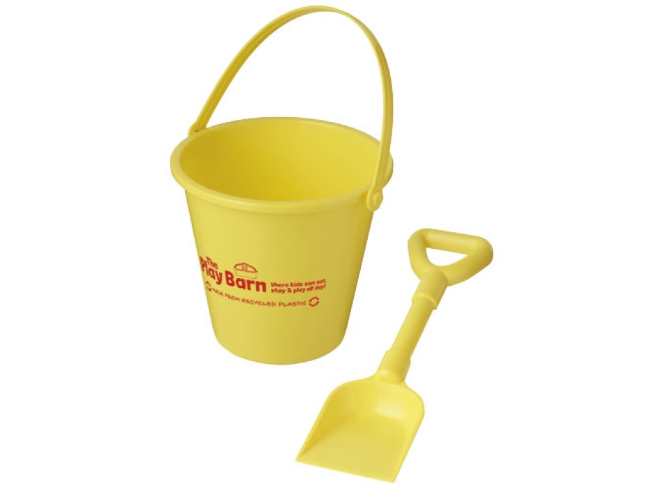 Secchiello e paletta in plastica riciclata Tides FullGadgets.com