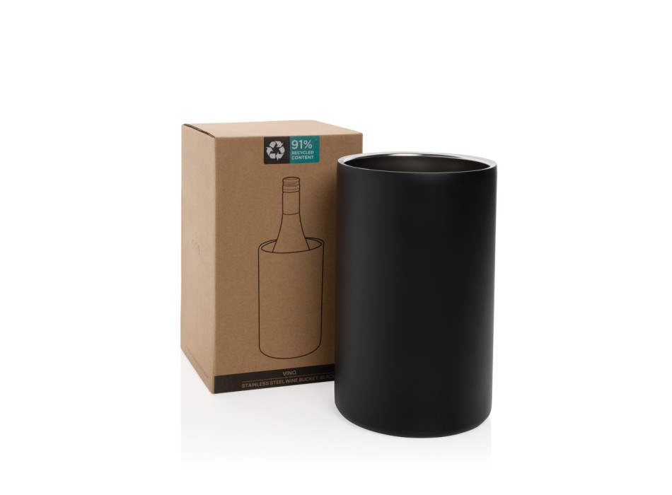 Secchiello Vino in acciaio riciclato RCS FullGadgets.com