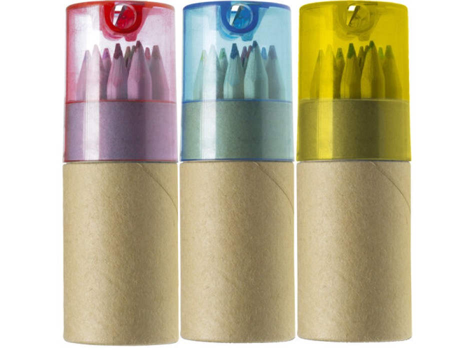 Set 12 matite colorate Terrence FullGadgets.com