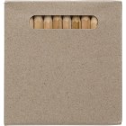 Set 12 matite in legno corte colorate Devin FullGadgets.com