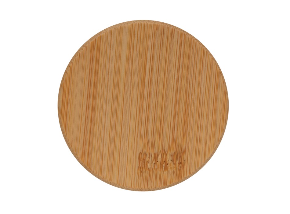 Set 2 bicchieri in vetro borosilicato con tappo in bambù FullGadgets.com