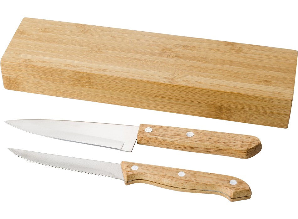 Set 2 coltelli in bambù Tony FullGadgets.com