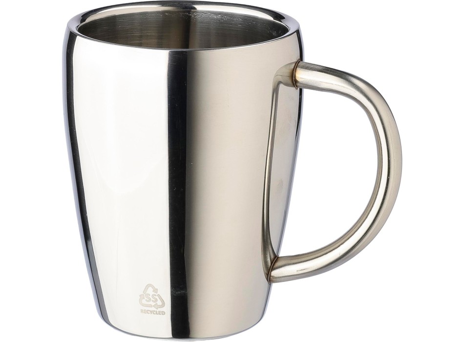 Set 2 tazze in acciaio inox riciclato, capacità 200 ml Naya FullGadgets.com