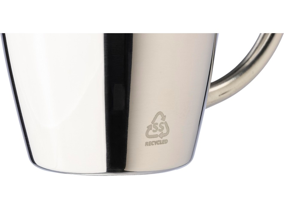 Set 2 tazze in acciaio inox riciclato, capacità 200 ml Naya FullGadgets.com