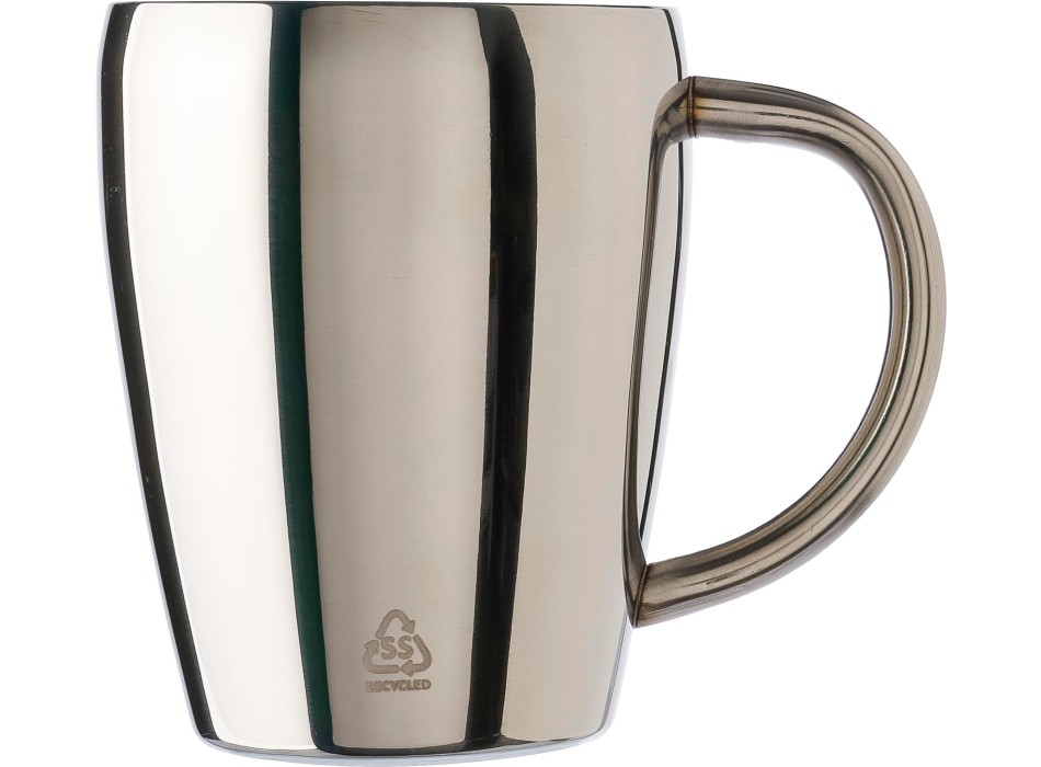 Set 2 tazze in acciaio inox riciclato, capacità 200 ml Naya FullGadgets.com