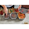 Set 3 pezzi Mealprep Black+Blum Small, Medium, Large FullGadgets.com
