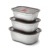 Set 3 pezzi Mealprep Black+Blum Small, Medium, Large