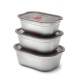 Set 3 pezzi Mealprep Black+Blum Small, Medium, Large FullGadgets.com