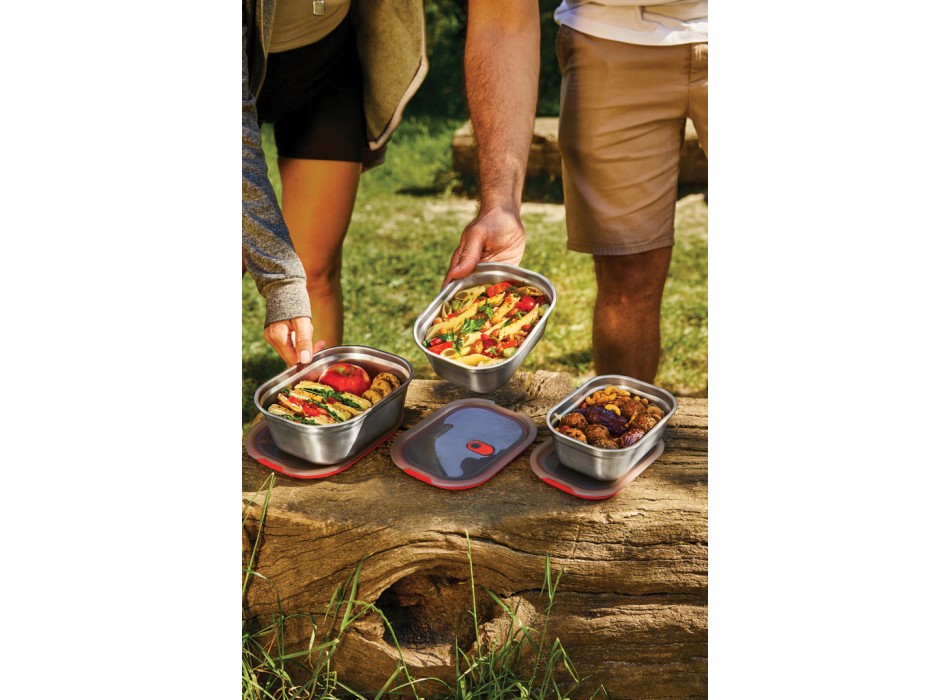 Set 3 pezzi Mealprep Black+Blum Small, Medium, Large FullGadgets.com