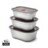Set 3 pezzi Mealprep Black+Blum Small, Medium, Large