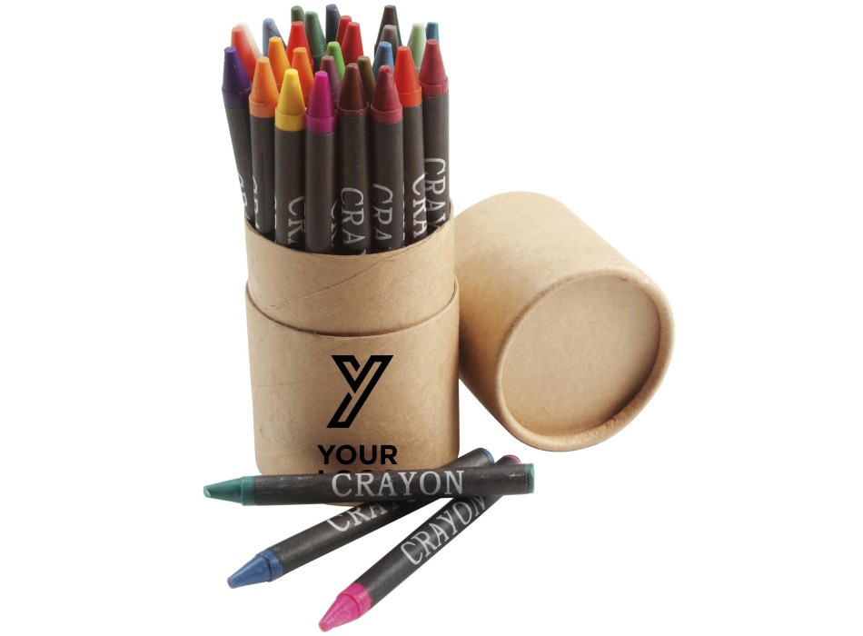 Set 30 colori a cera in cartone Gabrielle FullGadgets.com