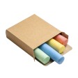 Set 4 gessetti colorati a sezione circolare in scatola di cartone FullGadgets.com