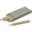 Set 4 mini matite in legno Kai FullGadgets.com