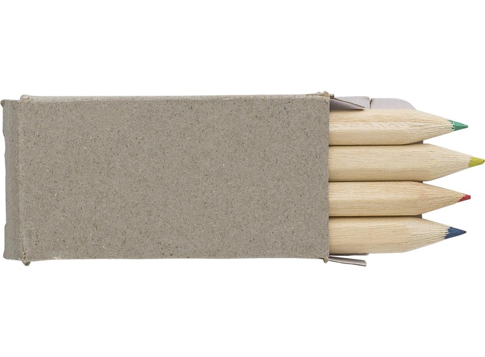 Set 4 mini matite in legno Kai FullGadgets.com