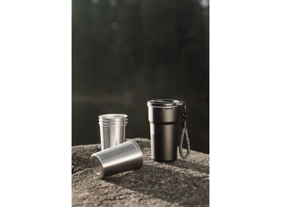 Set 4 tazze in rAcciaio VINGA Parks RCS 250ml FullGadgets.com