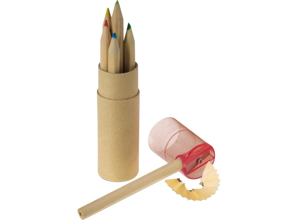 Set 6 matite colorate Libbie FullGadgets.com