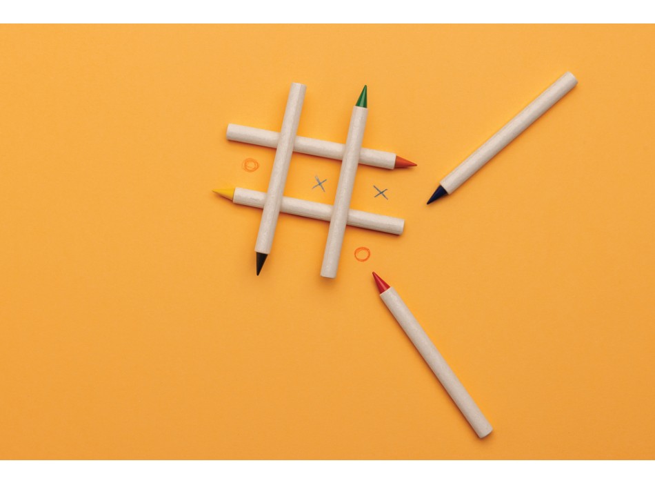 Set 6 pezzi di matite colorate Micki GRS infinity FullGadgets.com