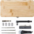 Set attrezzi 27 pezzi, custodia in bambù Elmar FullGadgets.com