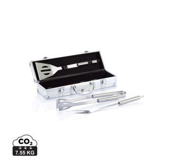 Set BBQ 3 pezzi in valigetta di alluminio FullGadgets.com