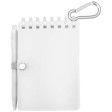 Set blocco note con copertina morbida in materiale riciclato e penna a sfera (inchiostro blu) per attività all'aperto Lig Min FullGadgets.com